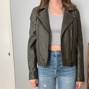 BLANK NYC faux leather jacket size XS